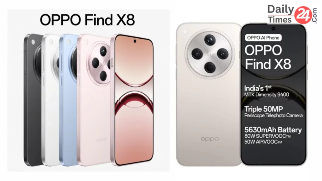 Oppo Find X8: ₹62,000 में IP68 रेटिंग और UFS 4.0 स्टोरेज के साथ फ्लैगशिप अनुभव