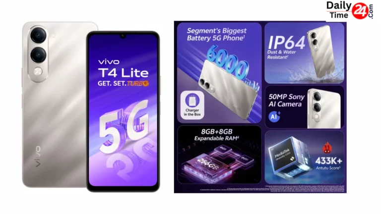 Vivo T4 Lite 5G: 6000mAh बैटरी और 5G का दम, अब ₹485 की EMI में आपका