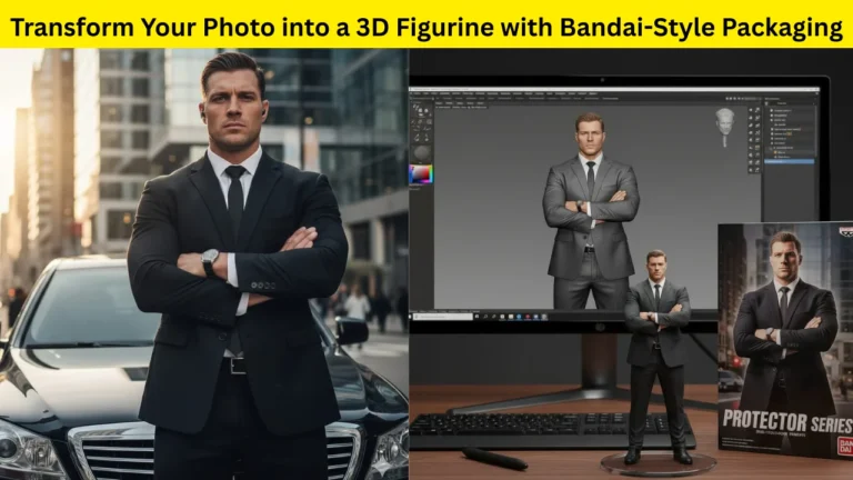 Transform Your Photo into a 3D Figurine with Bandai-Style Packaging