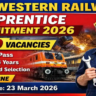 RRC Western Railway Apprentice Recruitment 2026 – Apply Online for 5349 Act Apprentice Vacancies